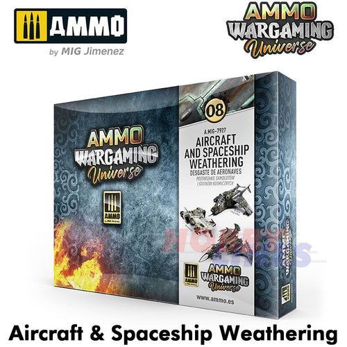 WARGAMING UNIVERSE 08 Aircraft and Spaceship Weathering Ammo Mig Jimenez MIG7927