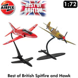 Best of British Supermarine Spitfire and Hawk | Airfix |  A50187