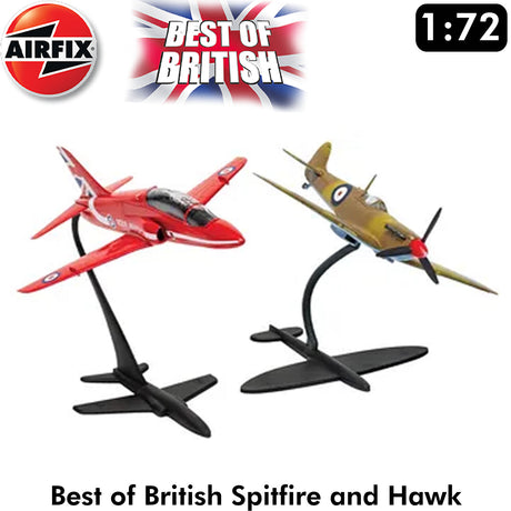 Best of British Supermarine Spitfire and Hawk | Airfix |  A50187