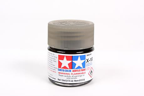 Tamiya Acrylic Mini Paint X-19 Smoke