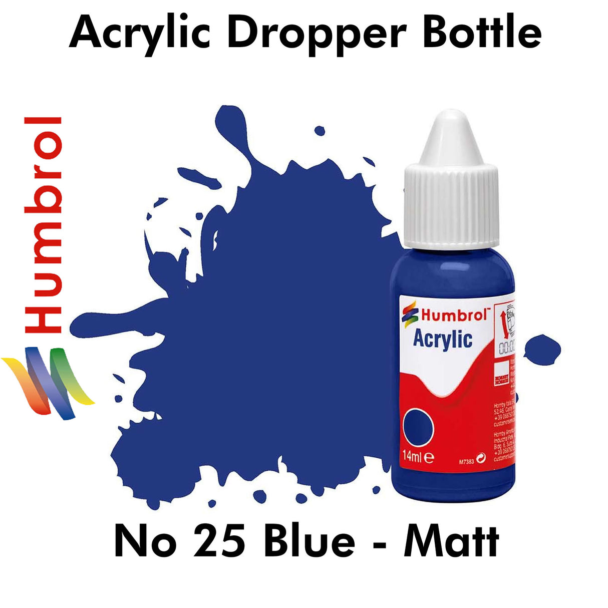 Acrylic Dropper - No 25 Blue - Matt | Humbrol | DB0025