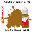  Acrylic Dropper - No 26 Khaki - Matt | Humbrol | DB0026