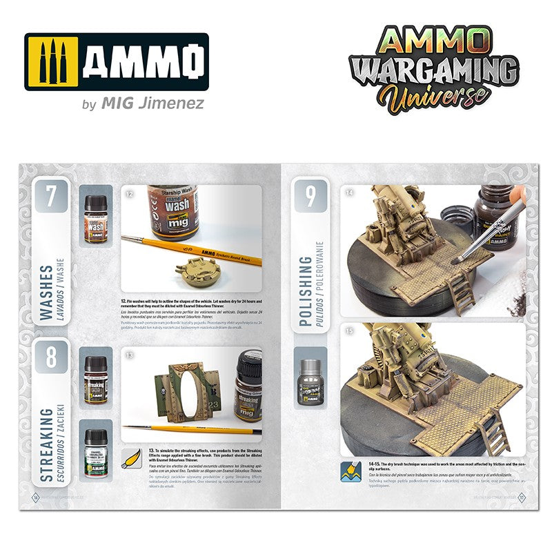 Ammo Wargaming Universe - Book 06 – Weathering Combat Vehicles | Ammo by Mig Jimenez | MIG6925