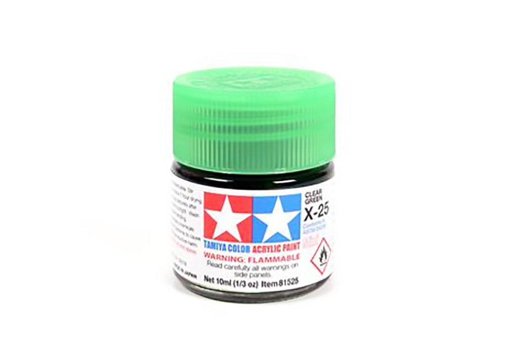 Tamiya Acrylic Mini Paint X-25 Clear Green