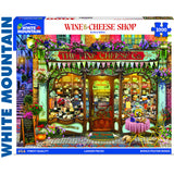 WINE & CHEESE SHOP 1000 pc super deluxe Jigsaw Puzzle WHITE MOUNTAIN 1830