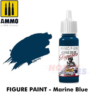 Ammo ACRYLIC COLOUR for FIGURES 17ml jar agitator ball Full Range Mig Jimenez