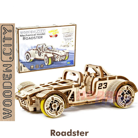 Roadster- 3D Puzzle | Wooden City | WR337