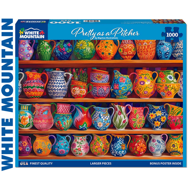 Pretty as a Pitcher - 1000pc Puzzle | White Mountain | 1947pz