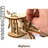 Bi-Plane -3D Puzzle | Wooden City |  WR304