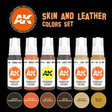 Skin and Leather - 3G Acrylic Paint x 6 | AK interactive | AK11613