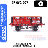 5 Plank 9 Ft Ernest Franklin 5 - Wagon | Dapol | 7F-052-007