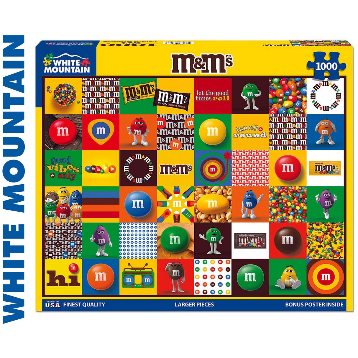 M&M'S Fun -  1000pc Jigsaw Puzzle | White Mountain | 2035pz