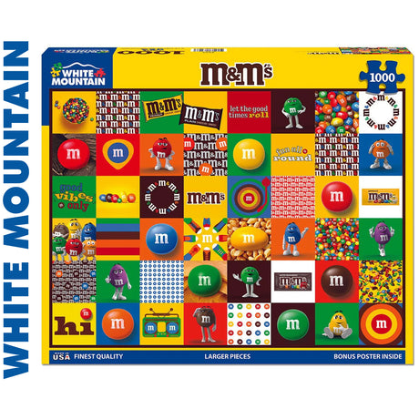 M&M'S Fun -  1000pc Jigsaw Puzzle | White Mountain | 2035pz