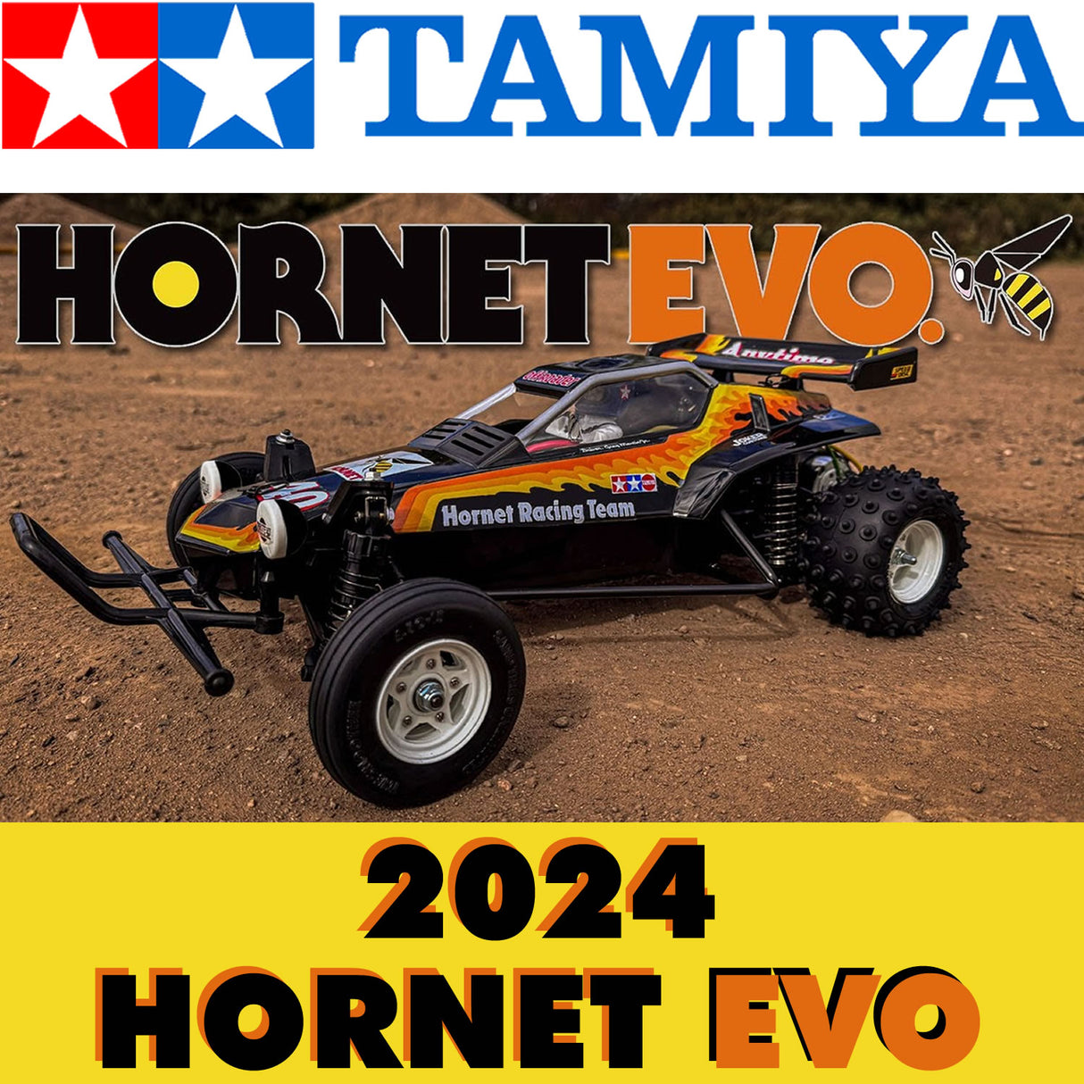 Tamiya Hornet EVO 1:10 R/C 58742 with FREE Tamiya R/C Tool Set