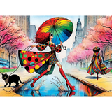 Purrfect Rainy Runway - 1000pc Puzzle | Masterpieces | 72524