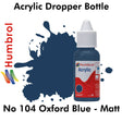 Acrylic Dropper - No 104 Oxford Blue - Matt | Humbrol | DB0104