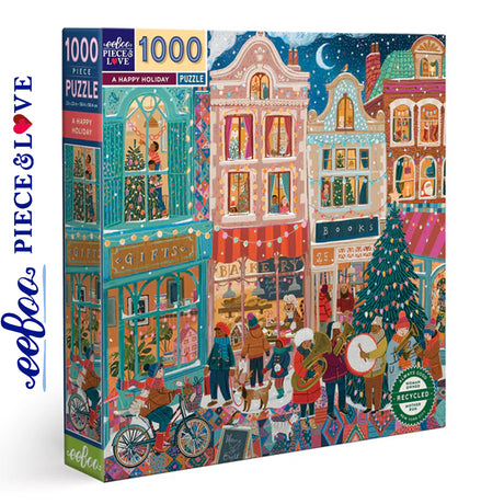 A Happy Holiday - 1000pc Puzzle | eeBoo |  PZTHOD