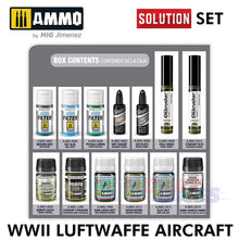 Load image into Gallery viewer, WWII LUFWAFFE AIRCRAFT Super Pack Solution Box AMMO by Mig Jimenez MIG7812
