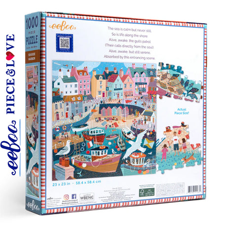 Seaside Harbour 1000 pc | eeBoo | PZTSEA