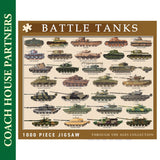 Battle Tanks -  Through the Ages - Jigsaw Puzzle 1000pc | Coach House Partners | CHP0152