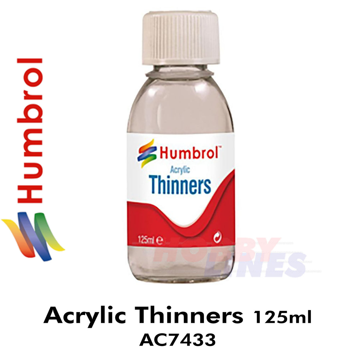 Humbrol ACRYLIC THINNERS 125ml bottle paint thinners AC7433