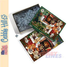 Load image into Gallery viewer, Christmas Kittens COBBLE HILL 1000pc jigsaw puzzle 40216
