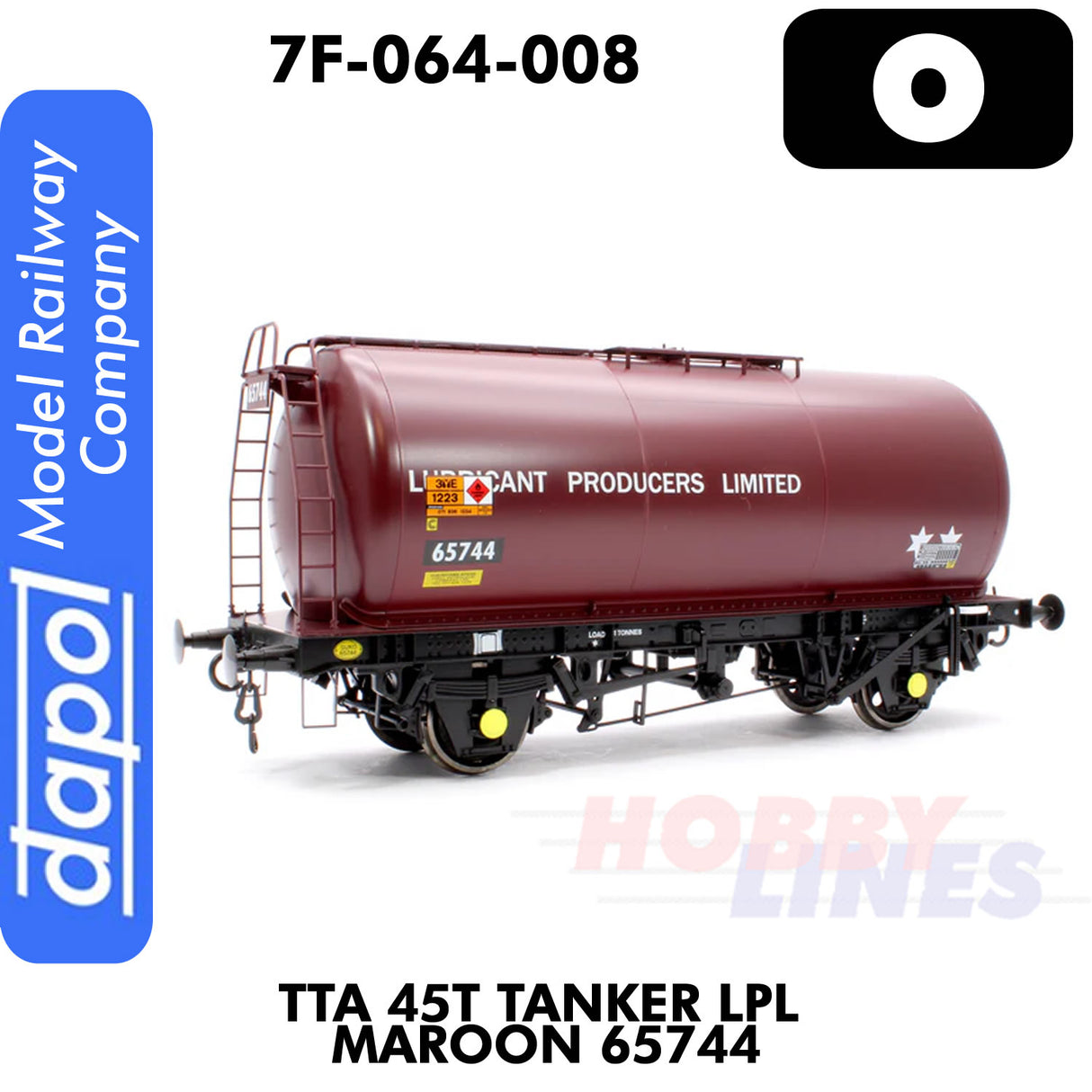 TTA 45T Tanker LPL Maroon 65744  | Dapol | 7F-064-008