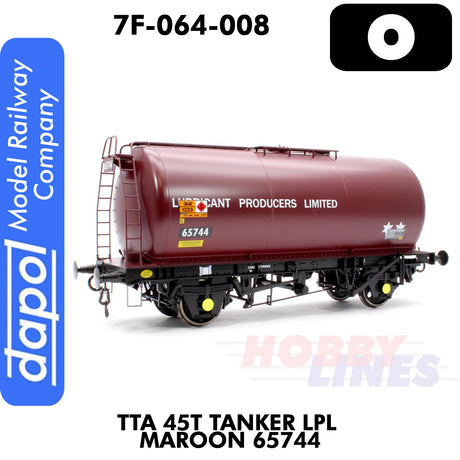 TTA 45T Tanker LPL Maroon 65744  | Dapol | 7F-064-008