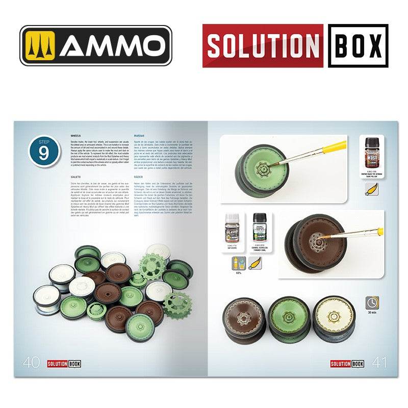 HOW to PAINT WWII German Late War Vehicles SOLUTION BOOK 23 65 pages | Ammo by Mig Jimenez 