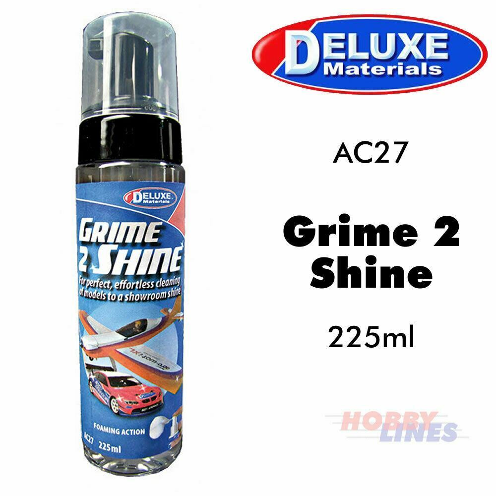 GRIME 2 SHINE 225ml Foam Clean paint plastic film metal AC27 Deluxe Materials