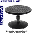 TURNTABLE PAINTING STAND Rotating Airbrush Range Spray Paint 