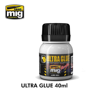 ULTRA GLUE - FOR ETCH, CLEAR PARTS & MORE Acrylic Glue AMMO Mig Jimenez AMIG2031