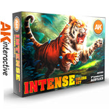 Intense Colours Set - 3G Acrylic Paint x 6 | AK interactive | AK11612