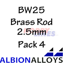 Load image into Gallery viewer, Brass Rod ALBION ALLOYS Precision Metal Model Materials Various Sizes BW02 BW
