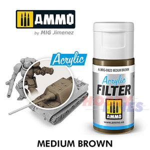 Ammo ACRYLIC FILTER 15ml Full Range of 30 Filter Colours Mig Jimenez