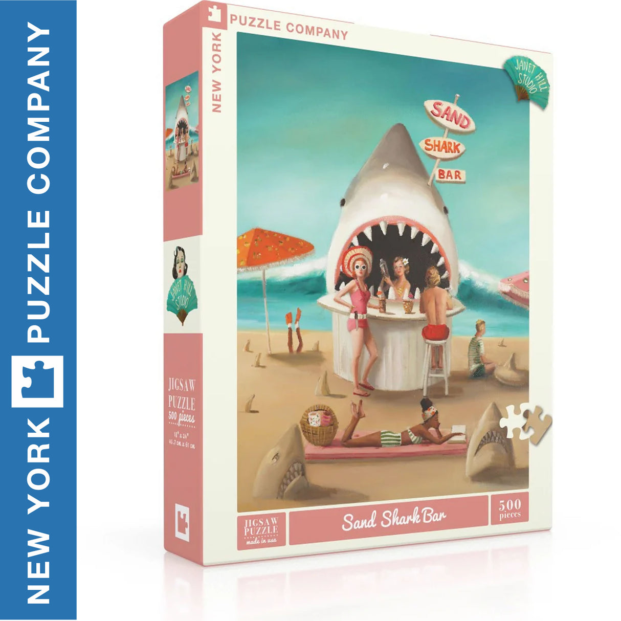 SAND SHARK BAR New York Puzzle Company 500pc 
