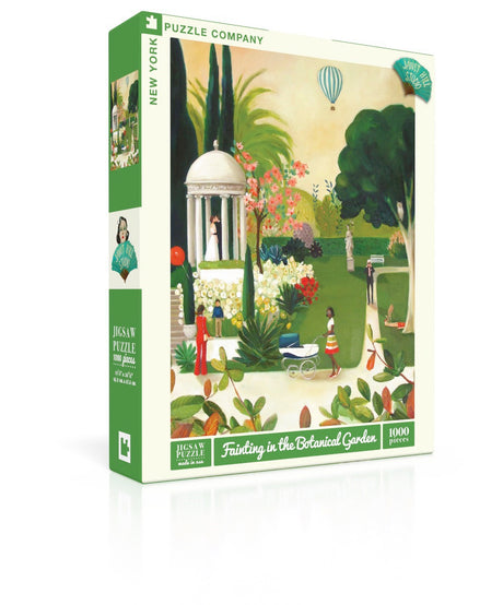FAINTING IN THE BOTANICAL GARDEN New York Puzzle Company 1000pc Jigsaw 