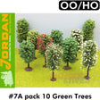 #7A 10 Green Trees Pack | Jordan | 59541