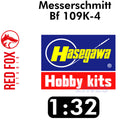 Messerschmitt Bf 109K-4 3D instrument panels 1:32 Hasegawa kit Red Fox Studio RFSQS-32185