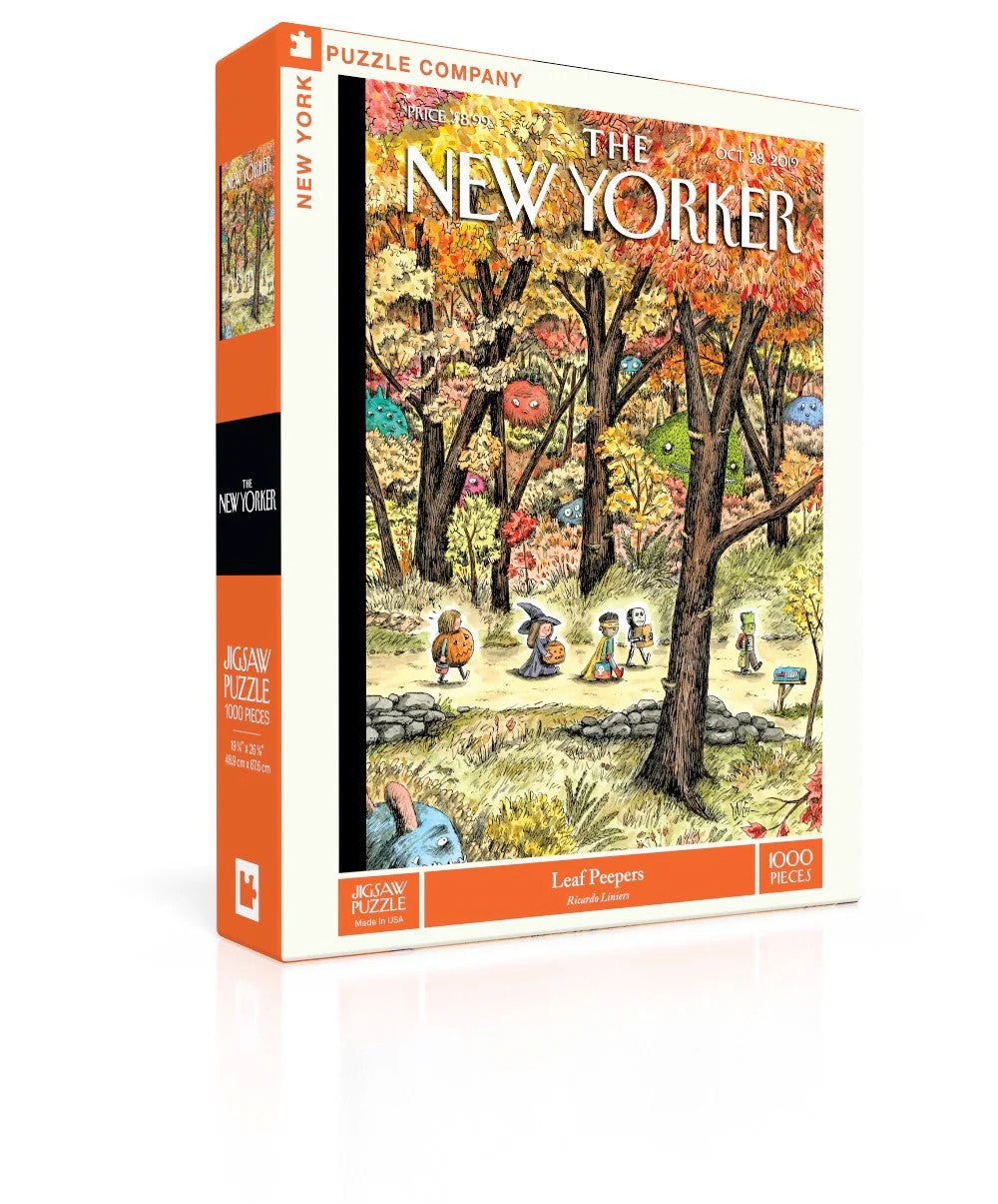 LEAF PEEPERS New York Puzzle Company 1000pc Jigsaw 
