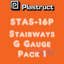 Load image into Gallery viewer, STAIRWAYS / STAIRS range styrene plastic polystyrene STAS PLASTRUCT
