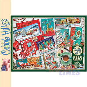 Mid Mod Season's Greetings Cobble Hill puzzle