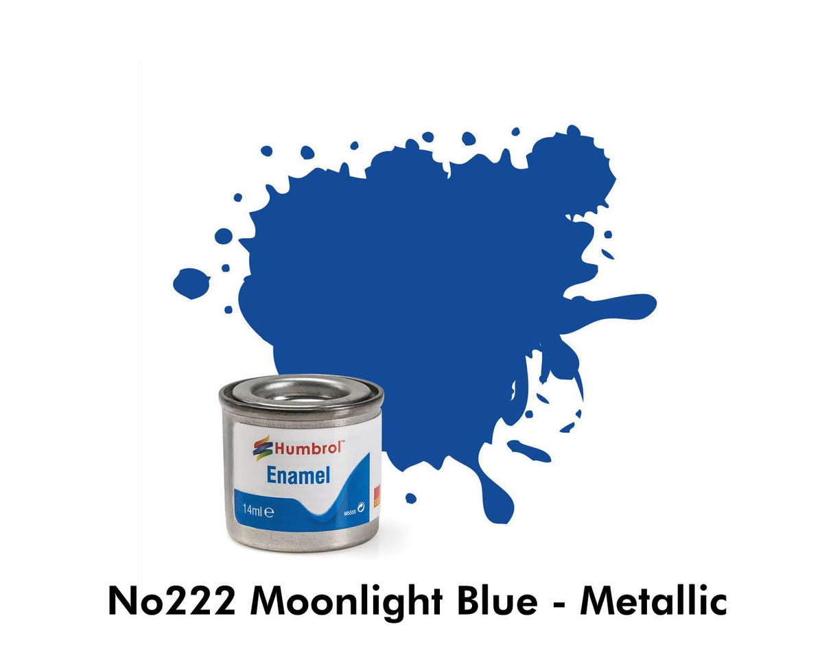 Enamel Tinlets No 222 Moonlight Blue Metallic