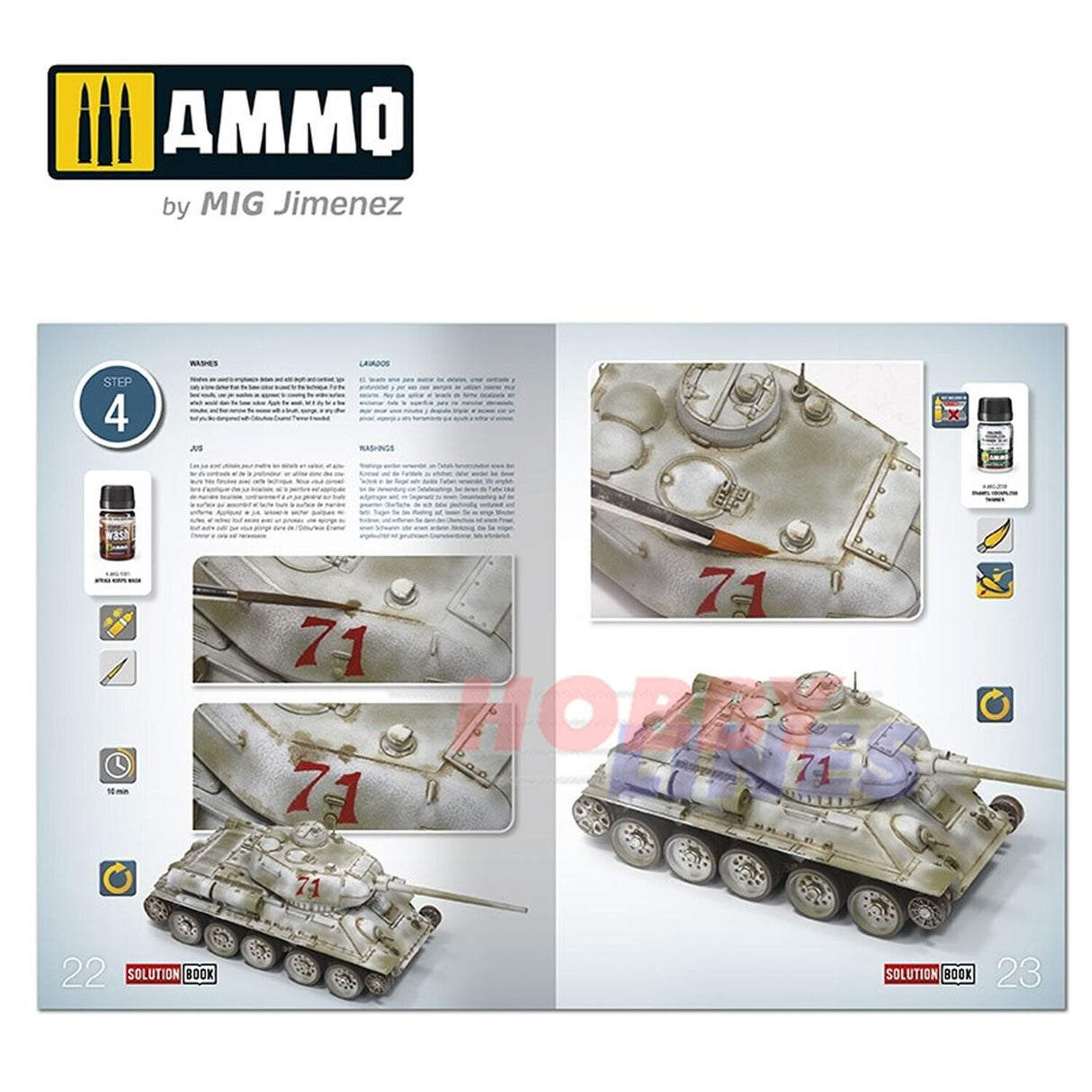 Solution Box Mini - WWII Soviet Winter Vehicles | Ammo by Mig Jimenez | MIG7903