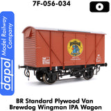 BR Standard Plywood Van Brewdog Wingman IPA Wagon 1:43.5 O | Dapol |  7F-056-034