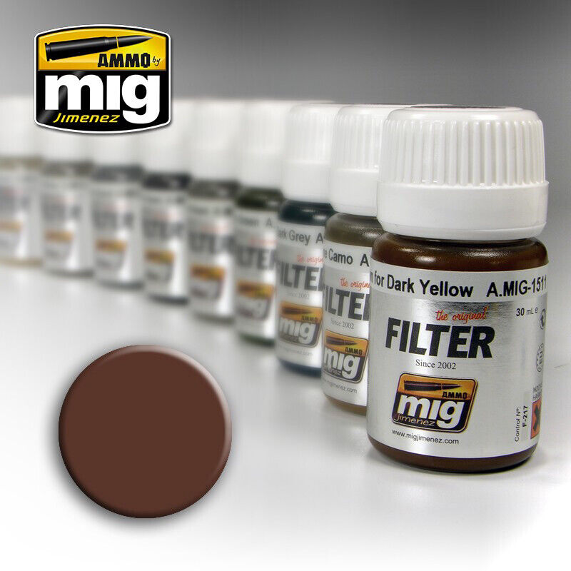 FILTERS Full Range 35ml jars Paint Modelling AMMO By Mig Jimenez