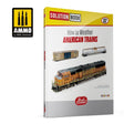 Rail Center - Solution Book 02 - How to Weather American Trains (Eng, Cast, Français, Deutsch) | Ammo by Mig Jimenez | MIGR1301