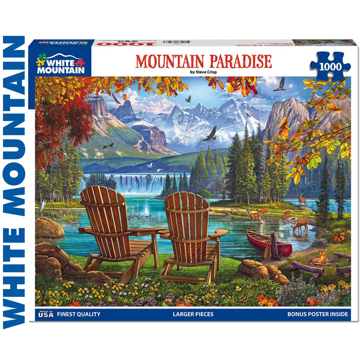 Mountain Paradise - 1000pc Puzzle | White Mountain | 1977pz