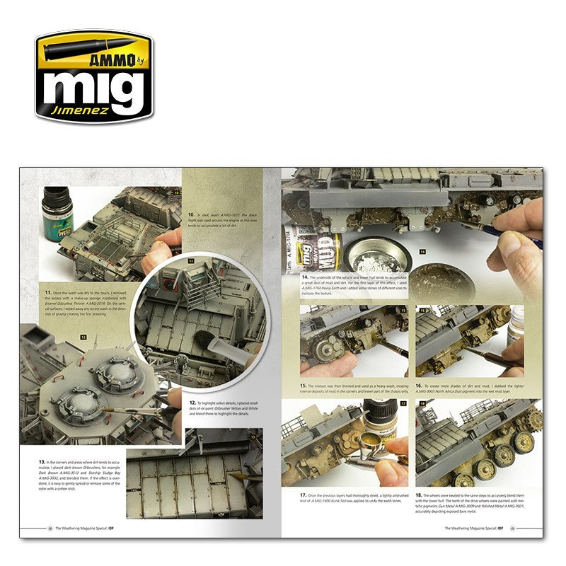 The Weathering Special  - How to Paint IDF Tanks - Weathering Guide (English) | Ammo by Mig Jimenez | MIG 6128