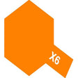 Acrylic Mini Paint - X-6 Orange | Tamiya | TM81506